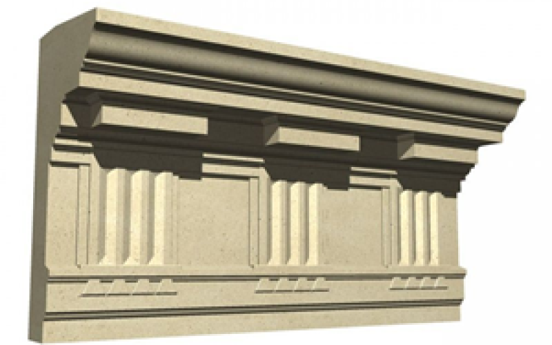 Древнегреческий антаблемент в декоре фасадов современных домов