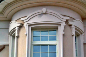 Украшение фасадов пенопластом