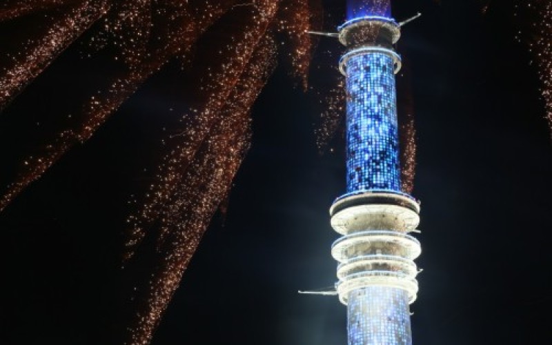 На медиафасаде Останкинской башни будут запущены огромные часы